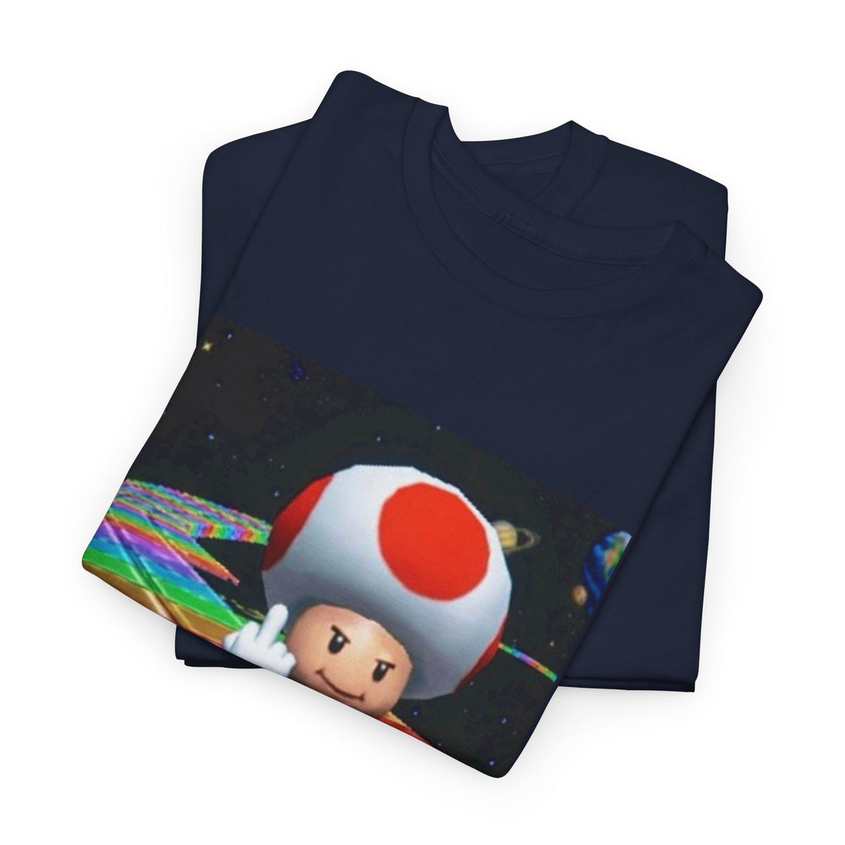 Toad Flipping The Bird On Rainbow Road
