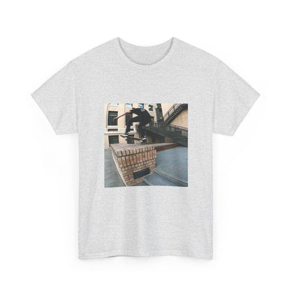 Skater Riding Through Cloud Passage Tee