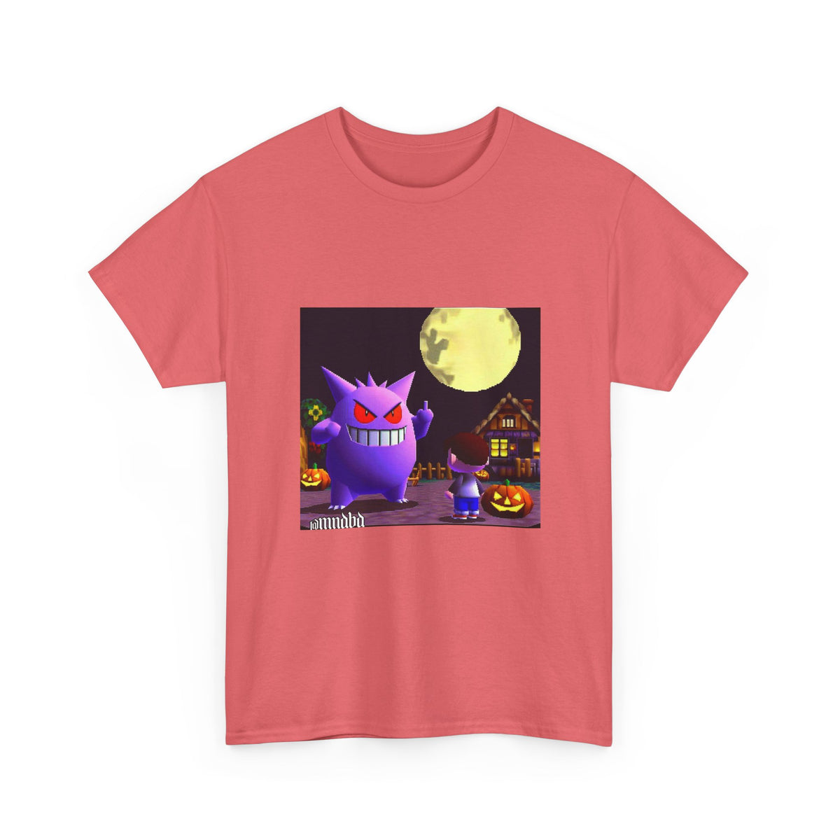 Gengar Flipping Off Villager At Night