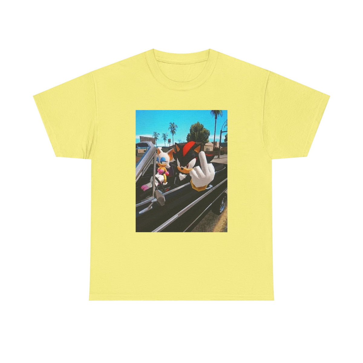 Shadow And Rouge Flipping The Bird Tee