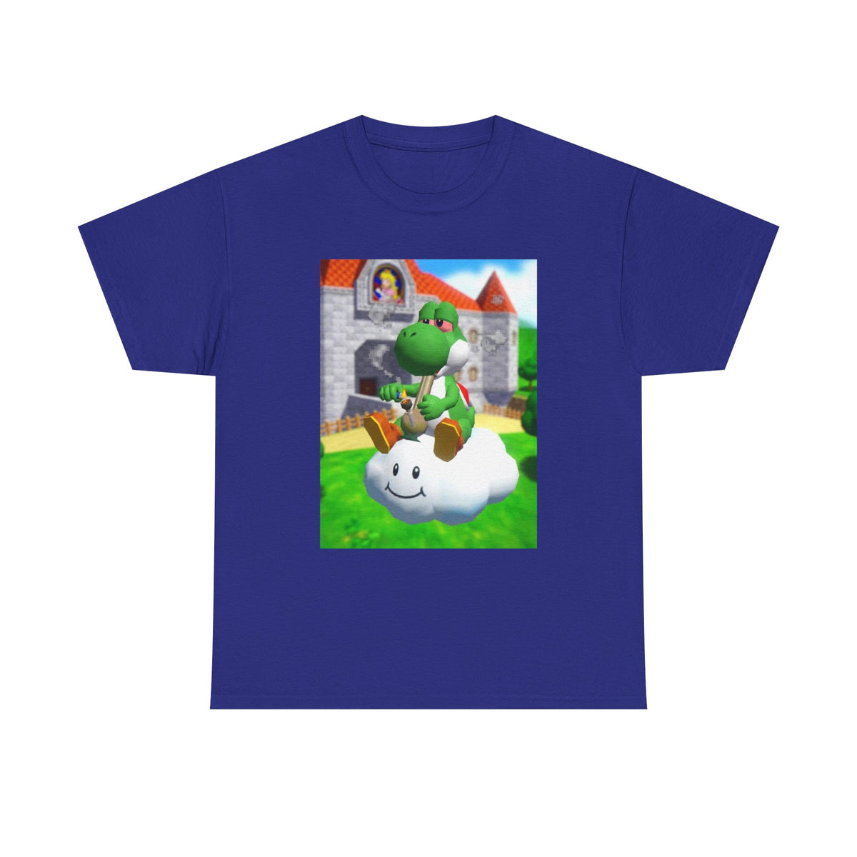 Yoshi Puffing On A Cloud Tee (Design 7)