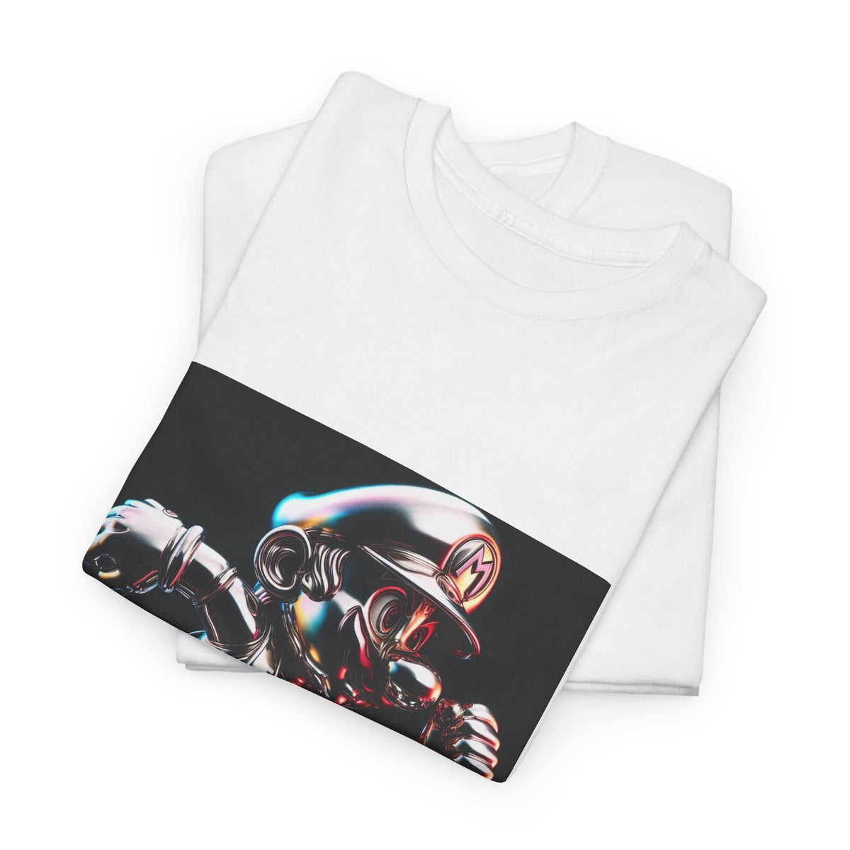 Chrome Plated Mario Running