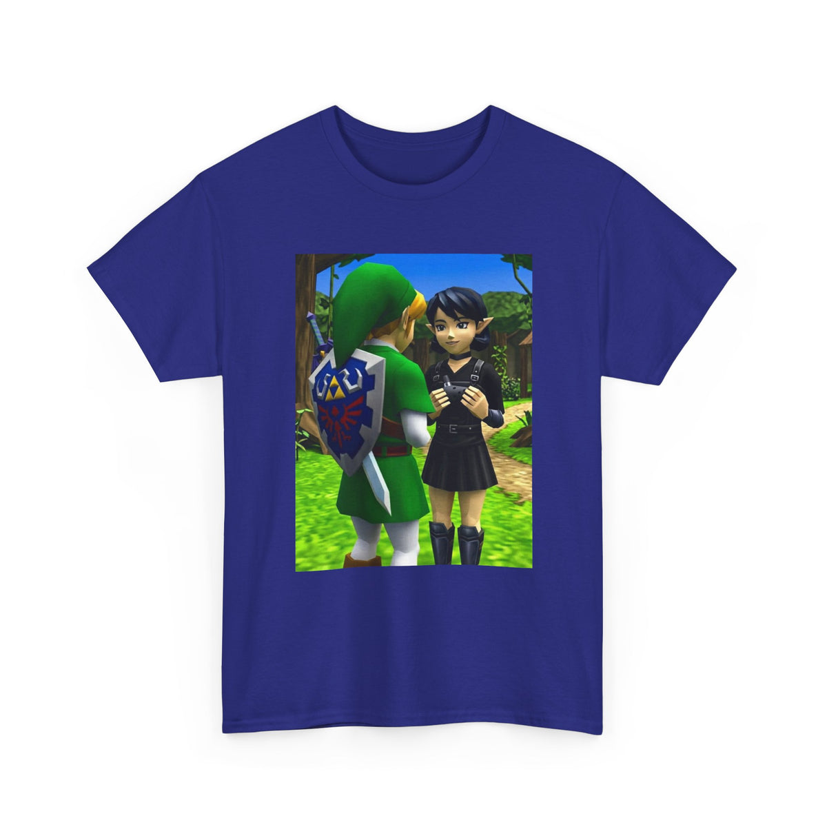 Link And Ocarina Girl Meeting