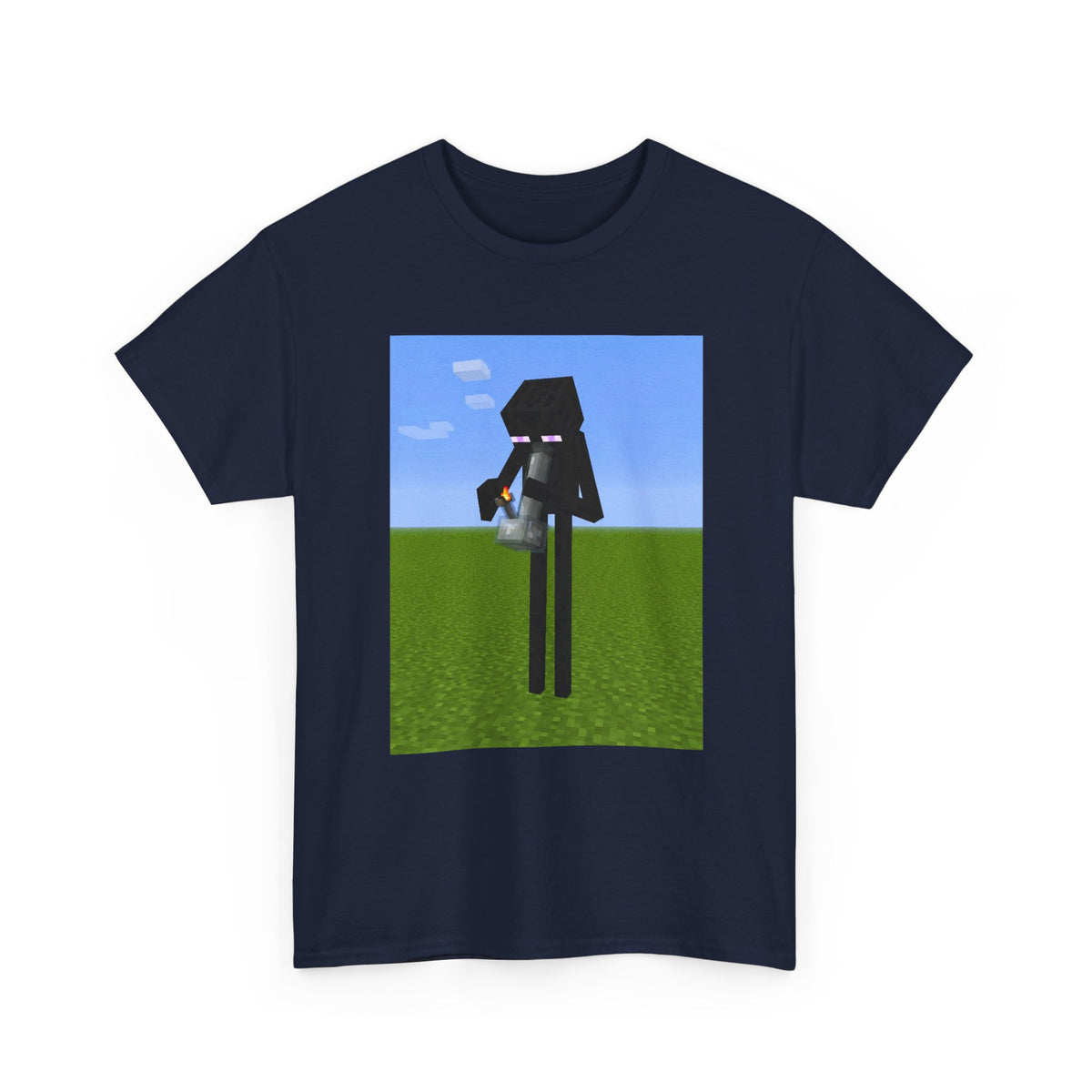 Enderman Lighting Up A Bong Tee