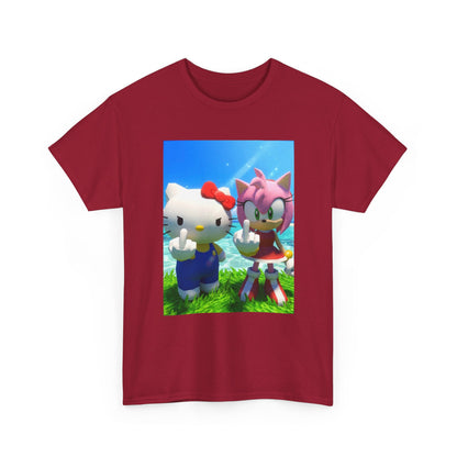 Hello Kitty And Amy Rose Flipping You Off