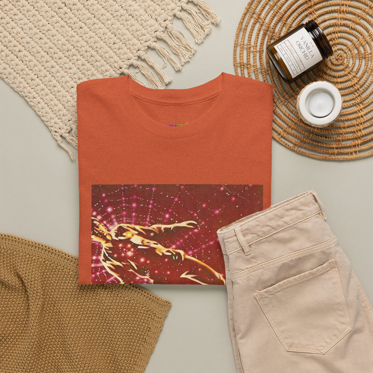 Dispersed Text Graphic Tee