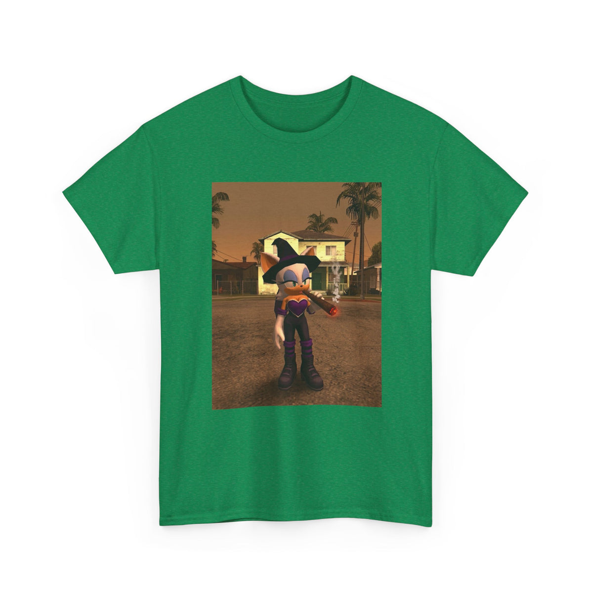 Rouge The Bat Smoking A Blunt Tee
