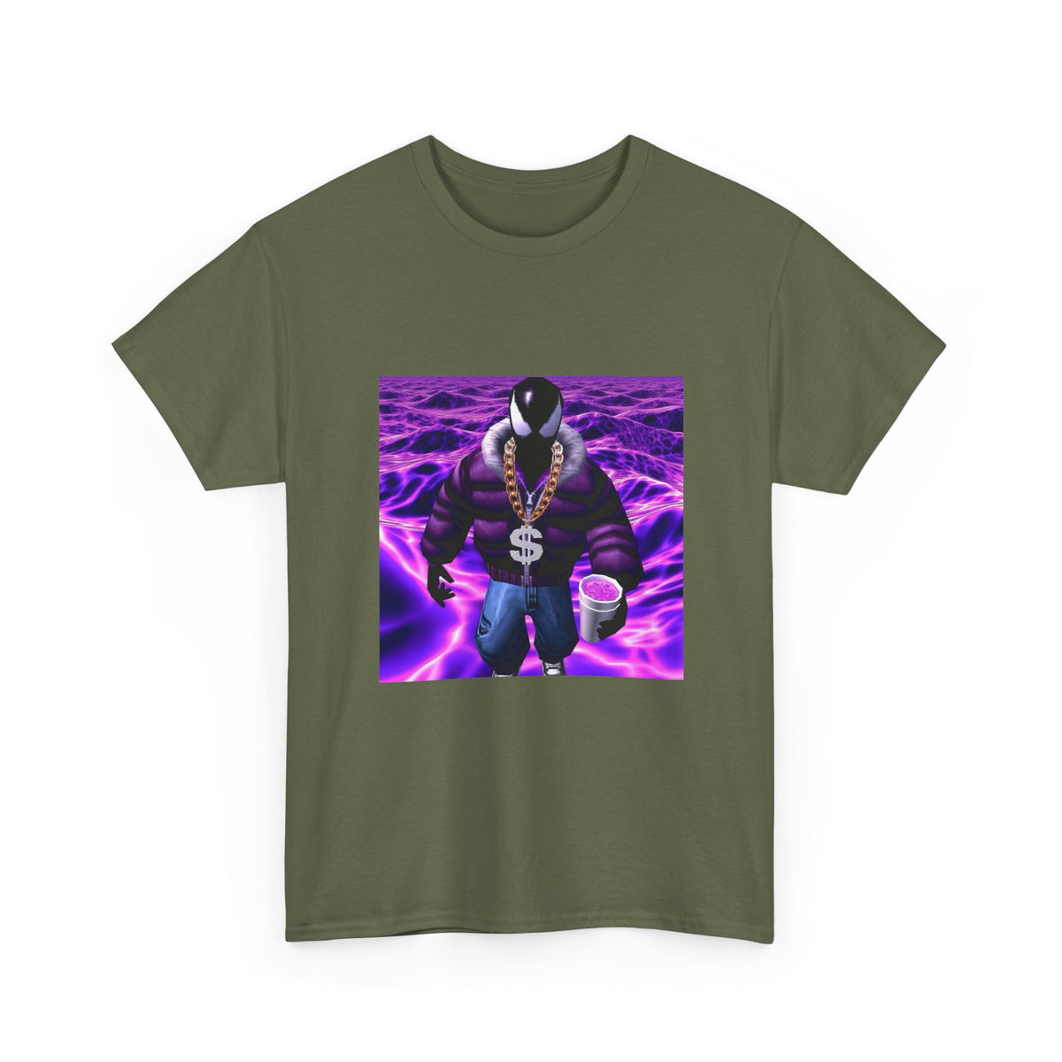 Venom-Like Figure Drippin' In Purple