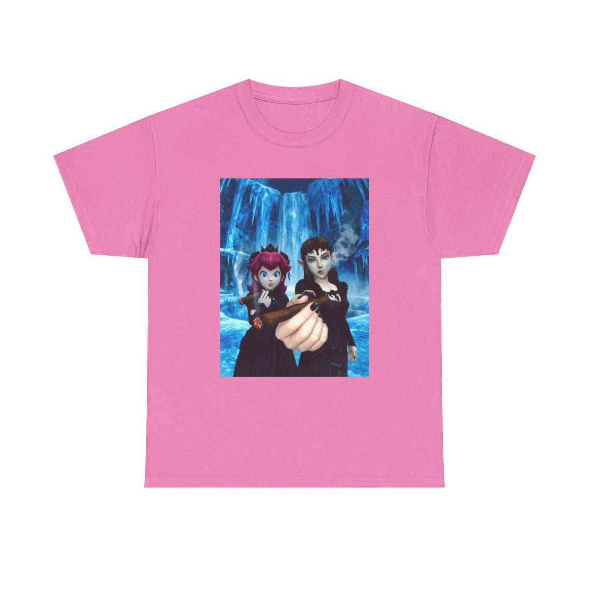 Dark Peach And Elf Smoking Blunts