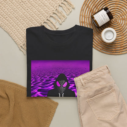 Spider-Hoodie With Purple Swirls Tee