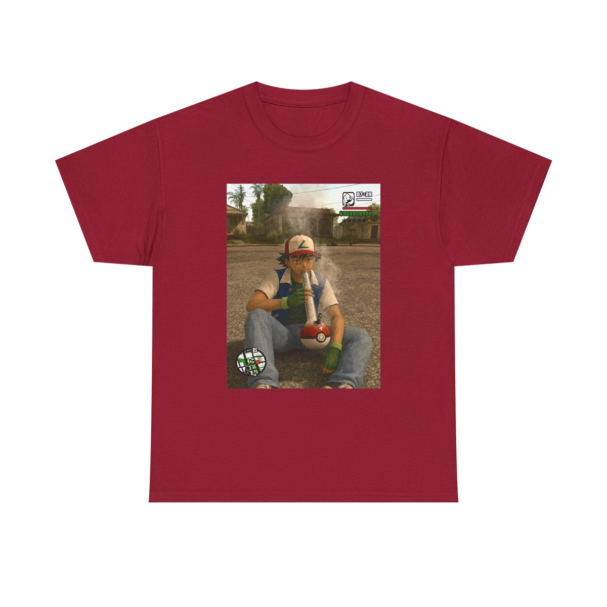 Ash Ketchum Bong Hit Tee