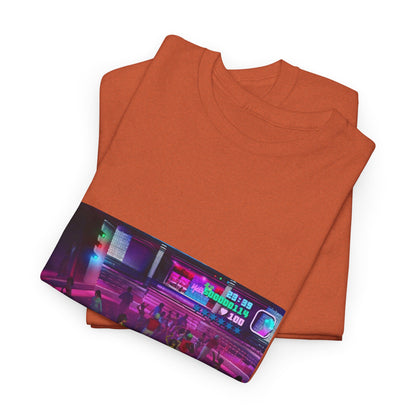 Neon Ember Flow Graphic Tee