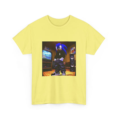 Sonic Drip Posing In A Retro Room
