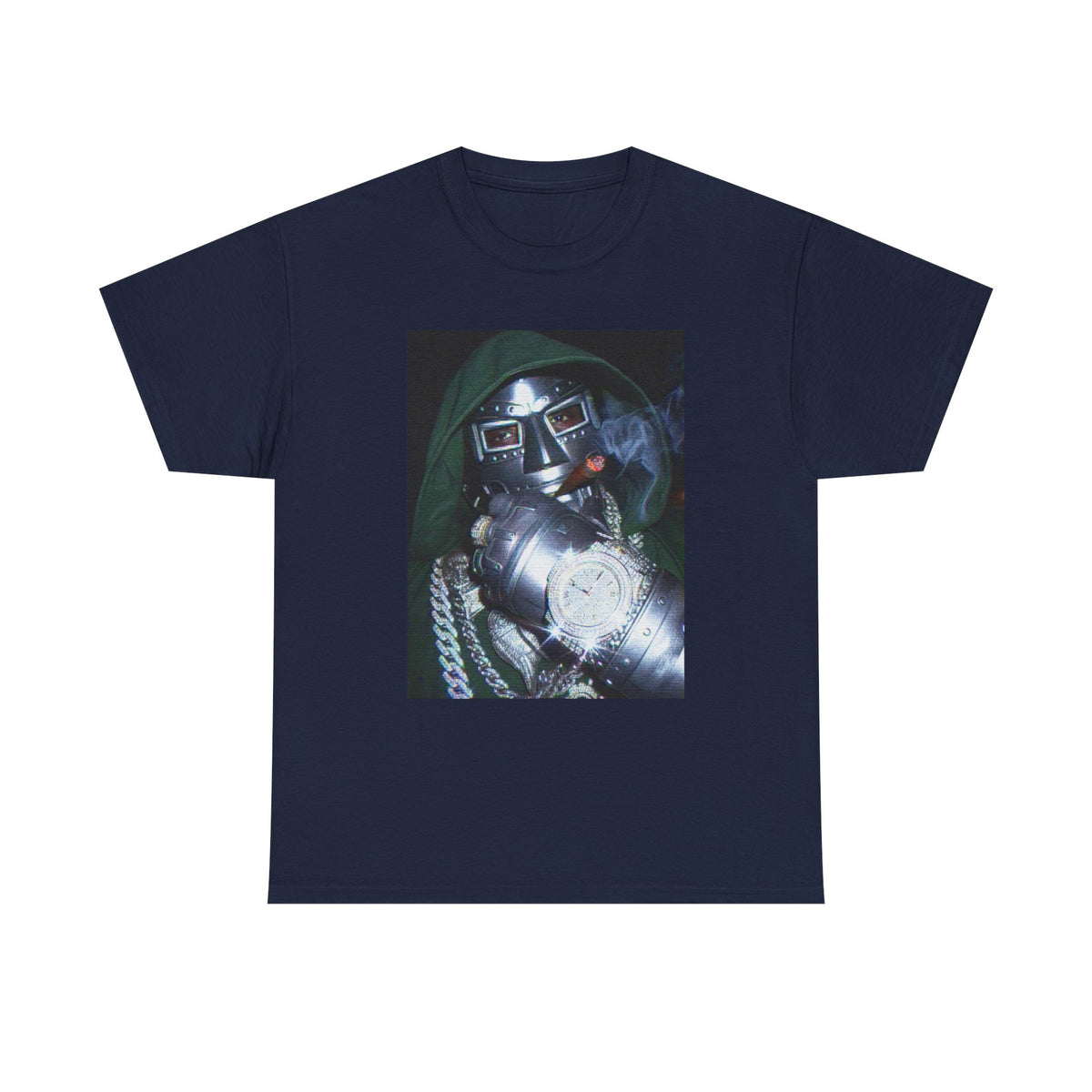 Villainous Rapper Smoking Diamond Bling Tee