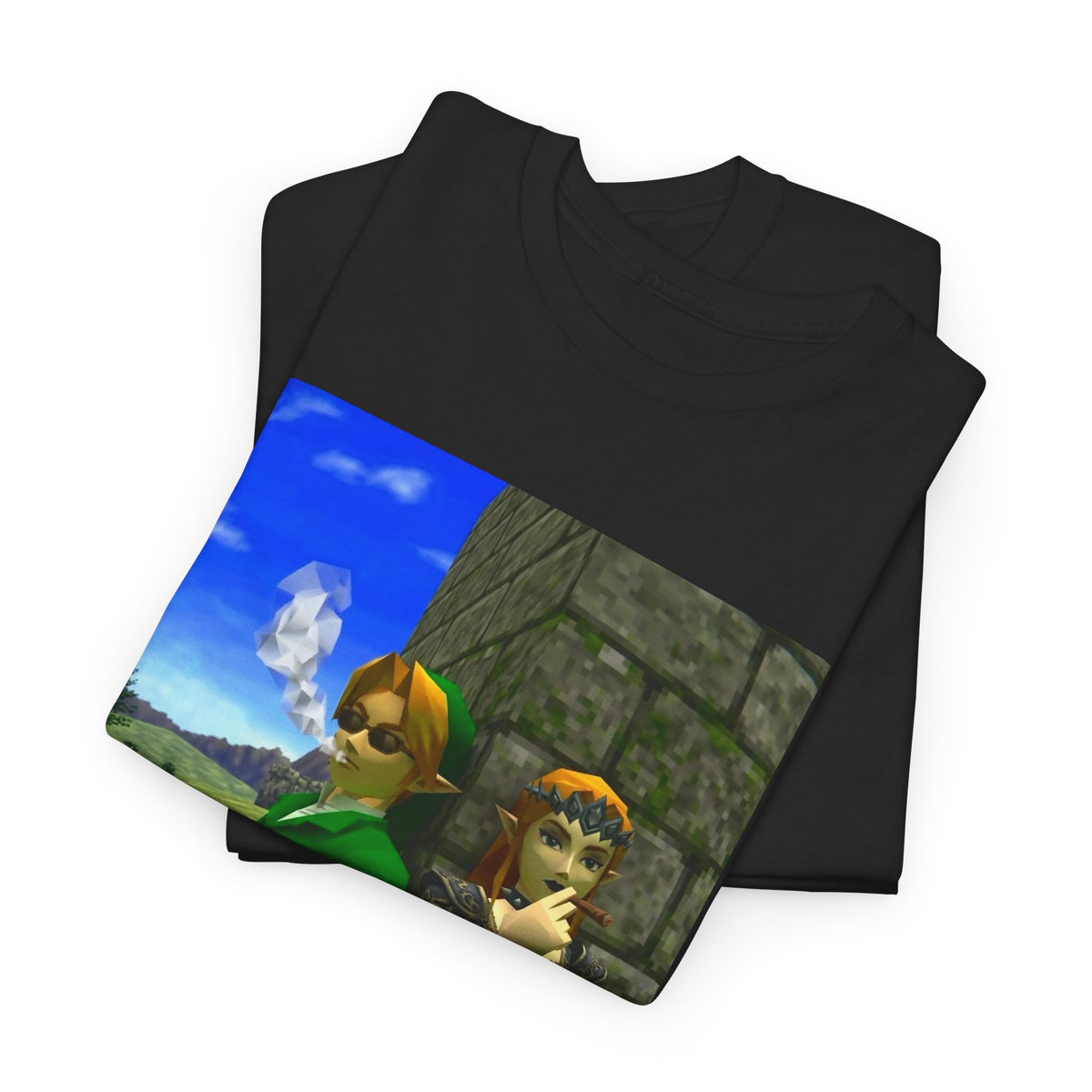 Link And Zelda Smoke Blunts Tee