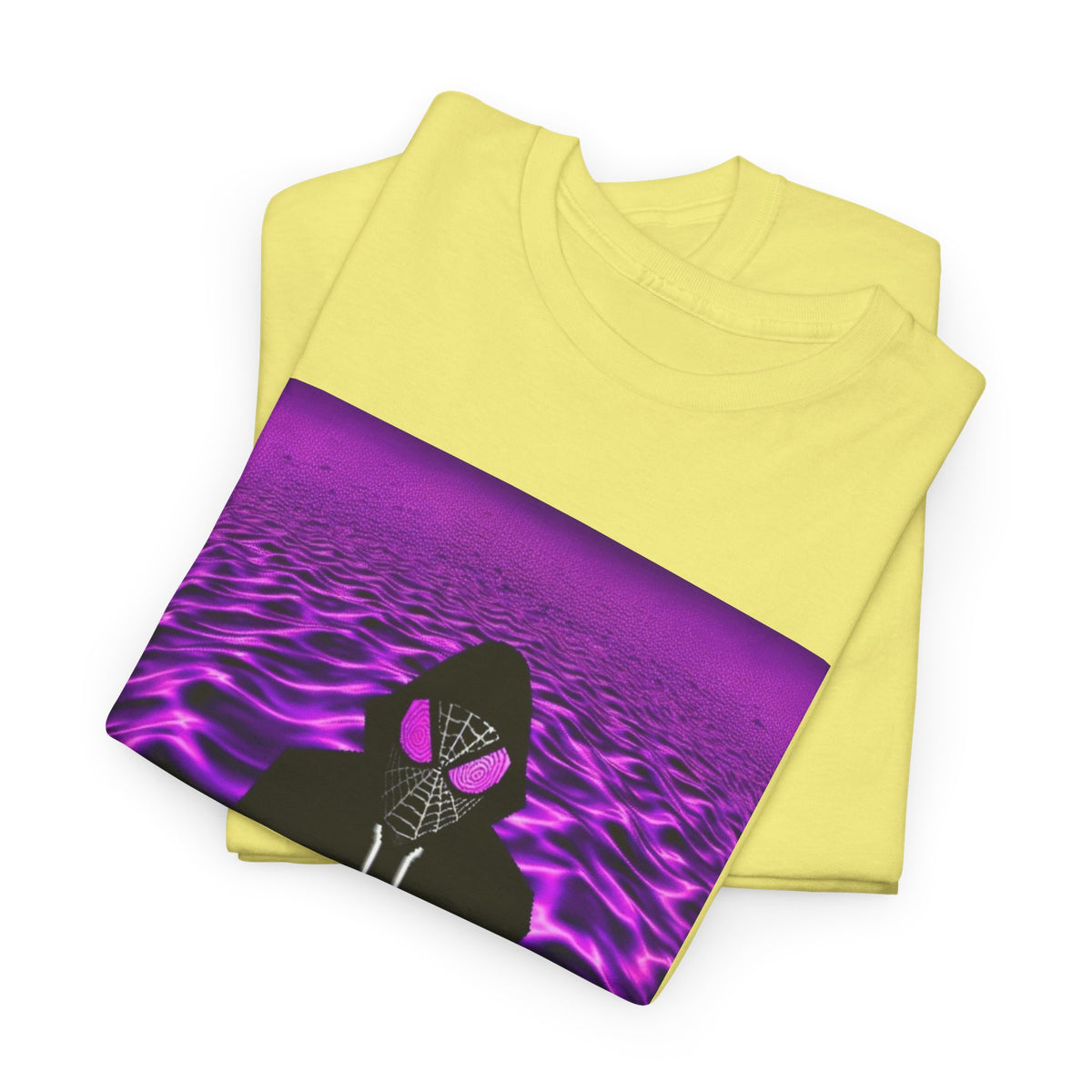 Spider-Hoodie With Purple Swirls Tee