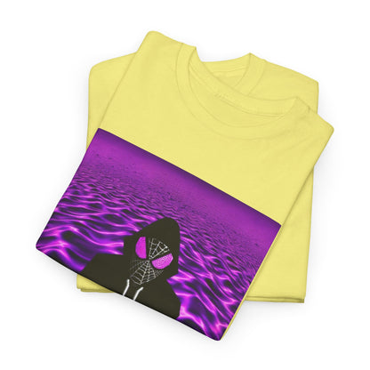 Spider-Hoodie With Purple Swirls Tee
