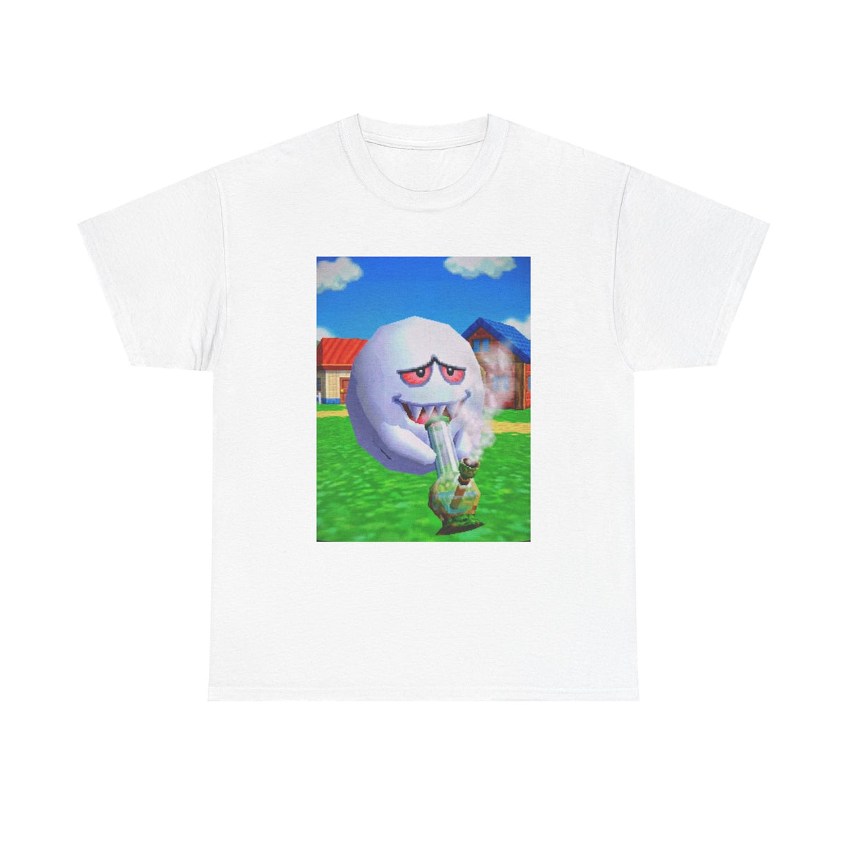 Boo Ghost Taking A Bong Rip Tee
