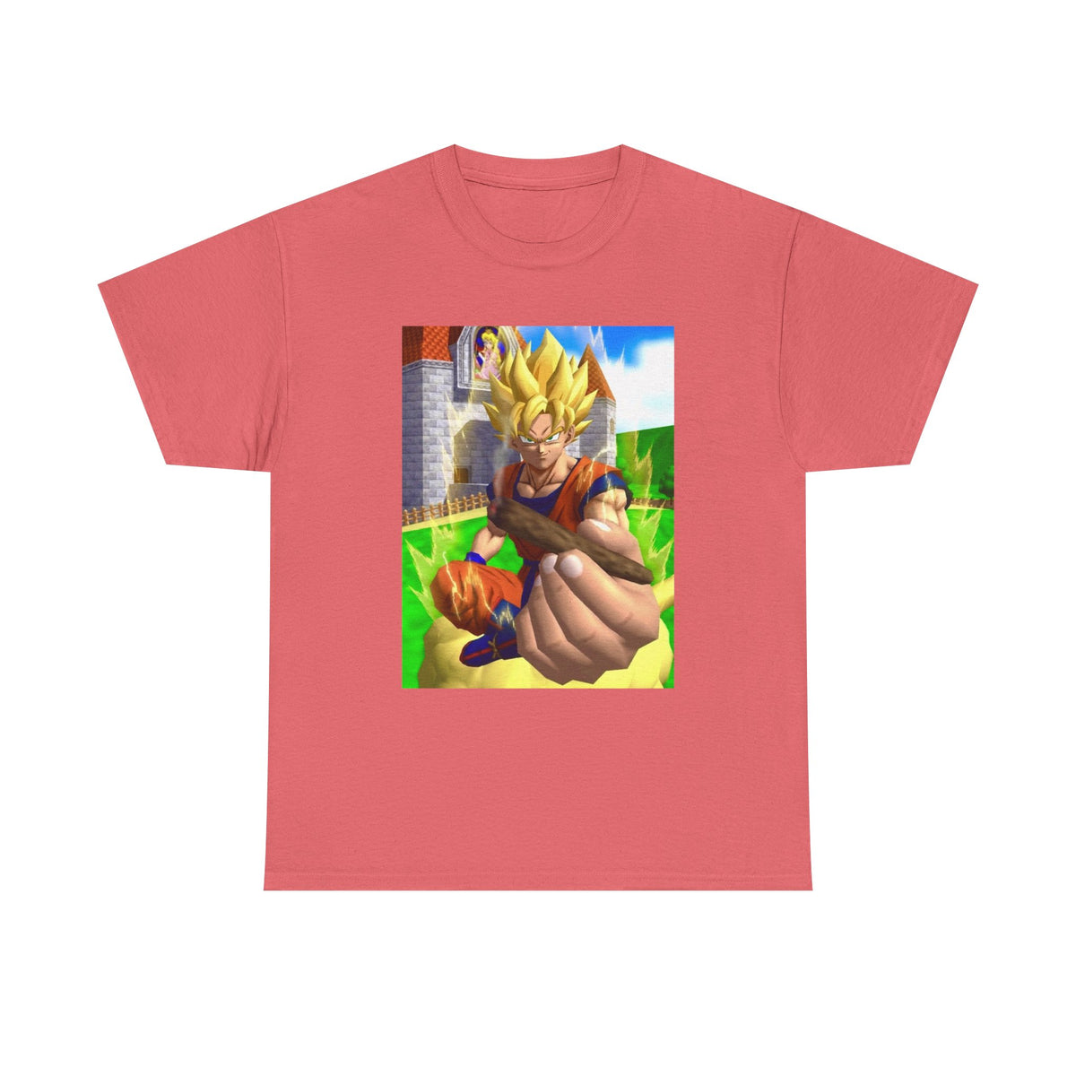 Super Saiyan Goku Holding A Blunt Tee