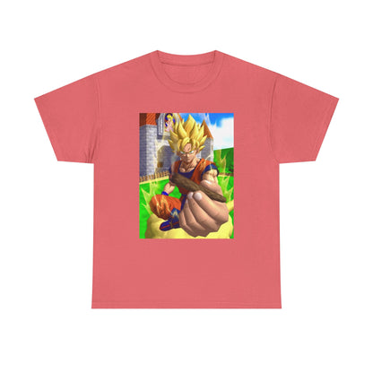 Super Saiyan Goku Holding A Blunt Tee
