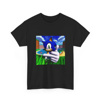 Sonic Giving Thumbs Up With Mario