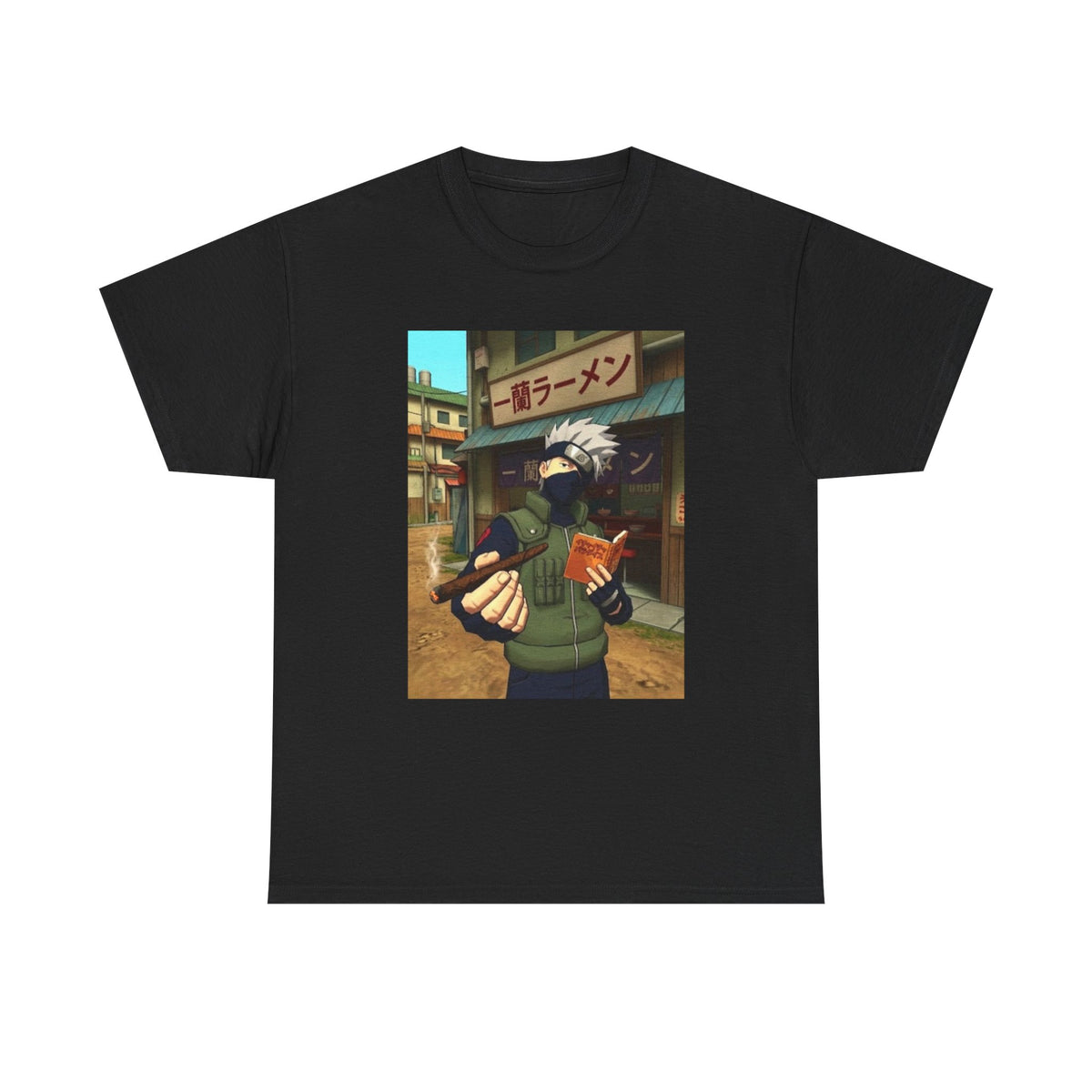 Kakashi Chillin' With A Blunt Tee (Design 5)