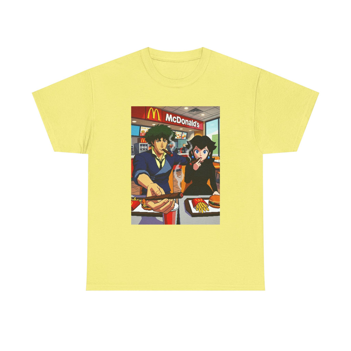 Spike and Bowsette Fast Food Smoke Session Tee