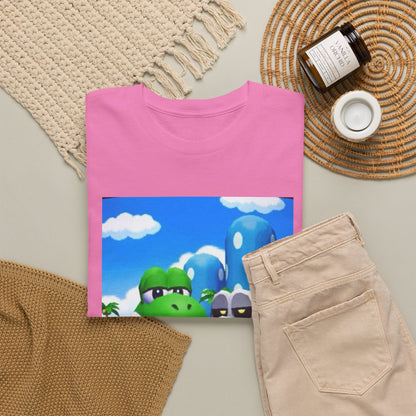Yoshi And Dry Bones Flipping Off Tee (Design 7)