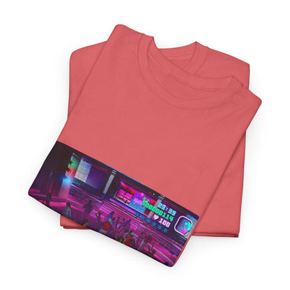 Neon Ember Flow Graphic Tee