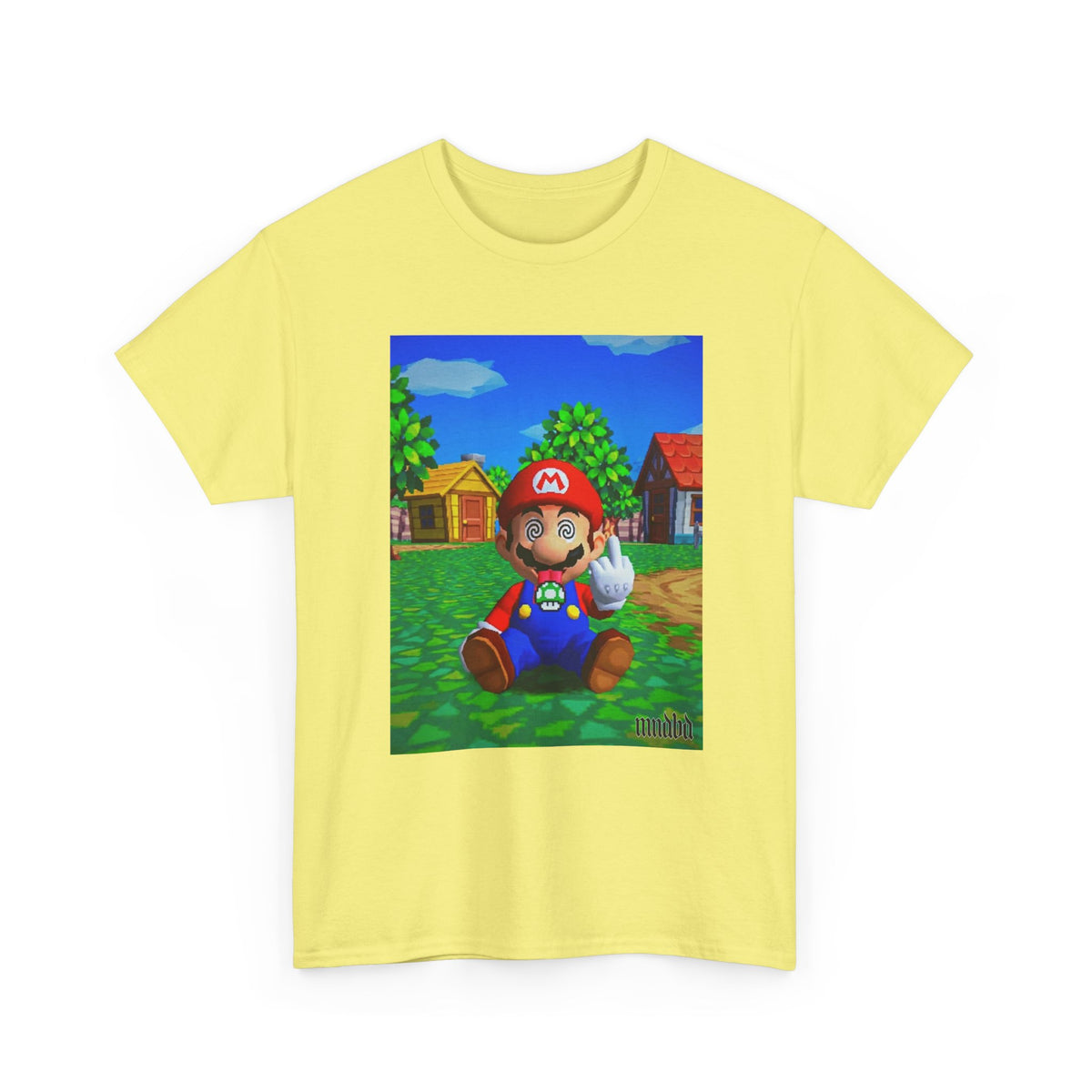Mushroom-Tripping Mario Flips The Bird Tee