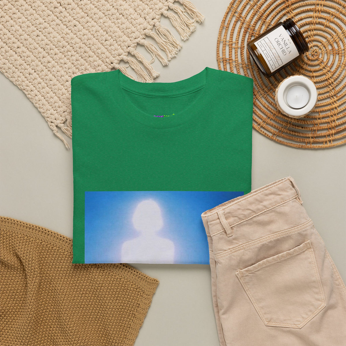 Mystic Green Horizon Graphic Tee