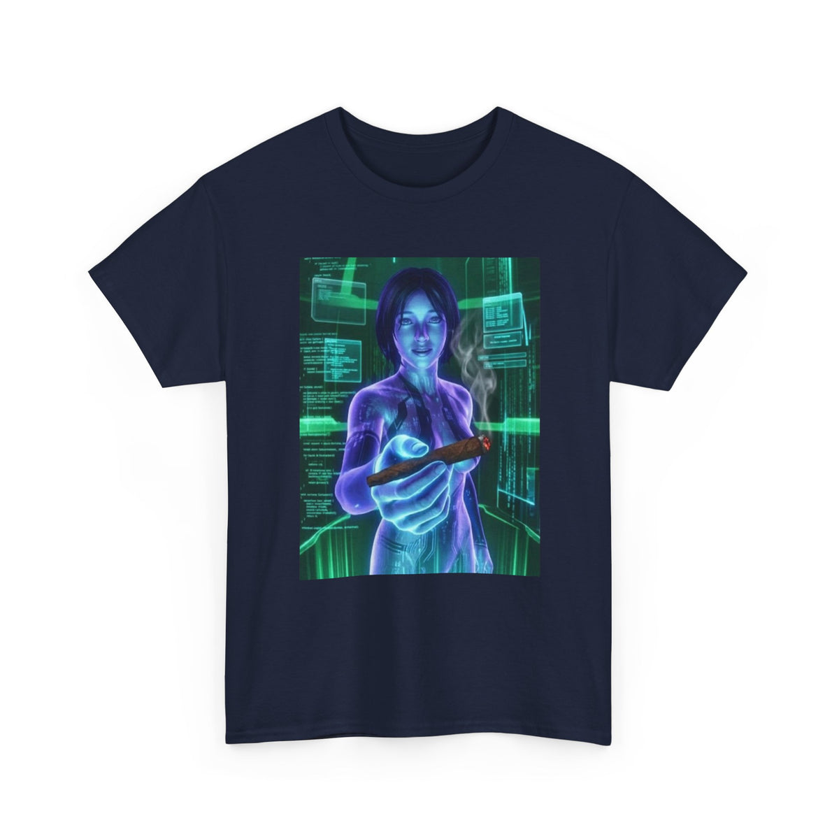 Hologram Goddess Offering You A Blunt