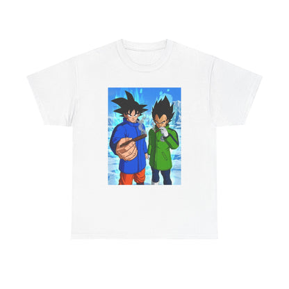 Goku and Vegeta Chillin' On Ice