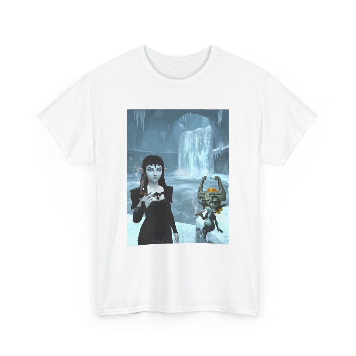 Zant And Midna Smoking In Snowpeak Ruins