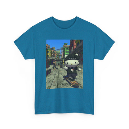 Punk Hello Kitty Flipping The Bird Tee