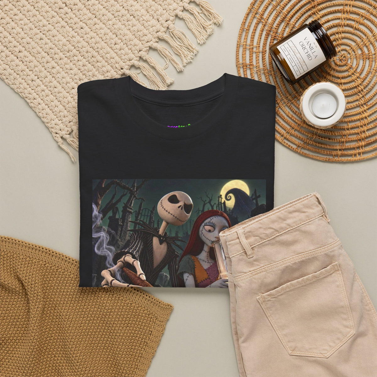 Midnight Green Dream Graphic Tee (Design 1)