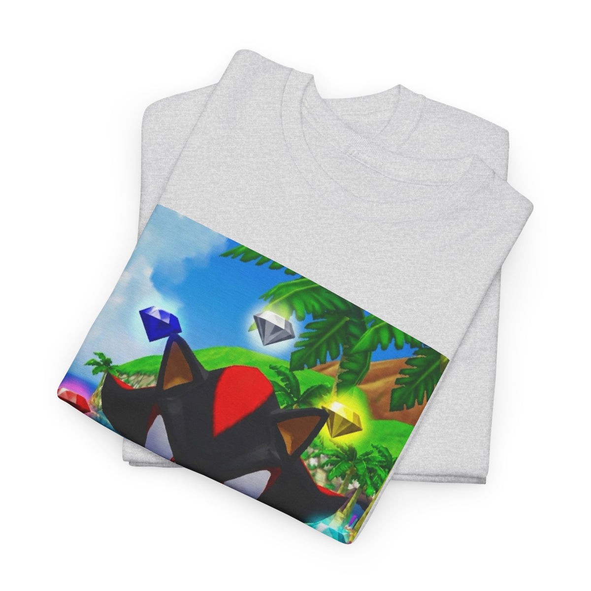 Shadow The Hedgehog Flipping The Bird Tee