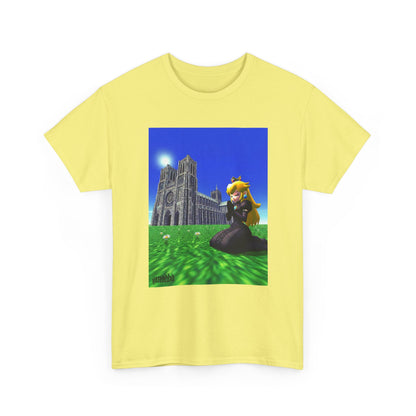 Gothic Princess Peach Praying At Notre Dame