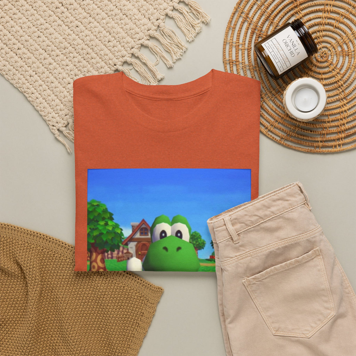 Yoshi Giving The Finger On A Tee