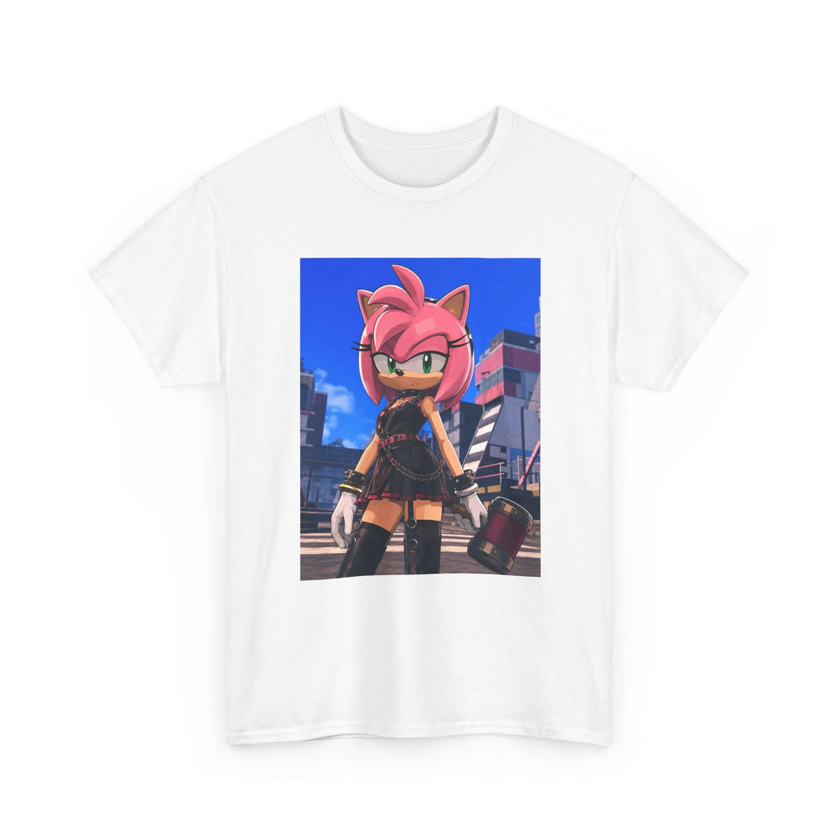 Gothic Amy Rose With Hammer Tee
