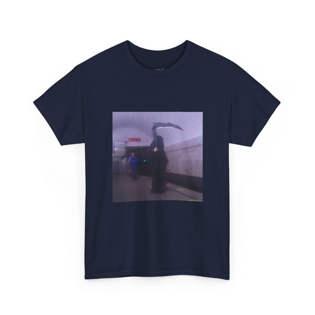 Gritty Green Pulse Graphic Tee