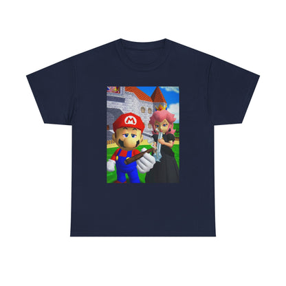 Mario And Peach Chilling At The Castle