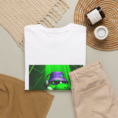 Yoshi DJing With Cannabis Bucket Hat Tee