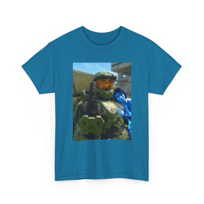 Chief & Cortana Flipping The Bird Tee