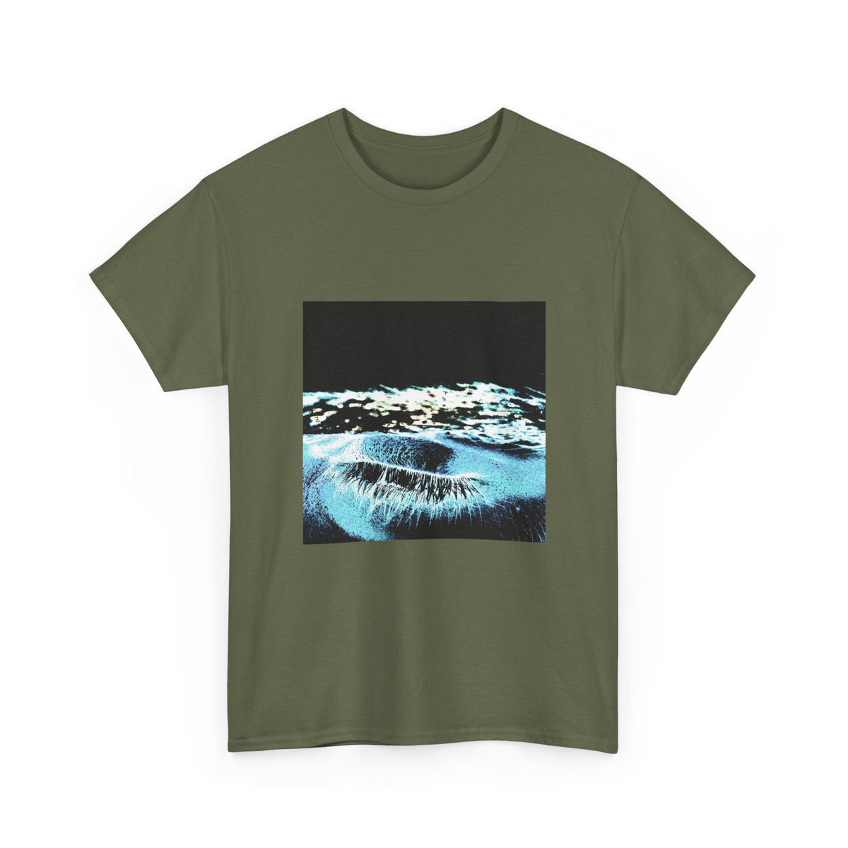 Hidden Green Pulse Graphic Tee