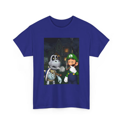 Luigi And Dry Bones Smoking Cigars Tee