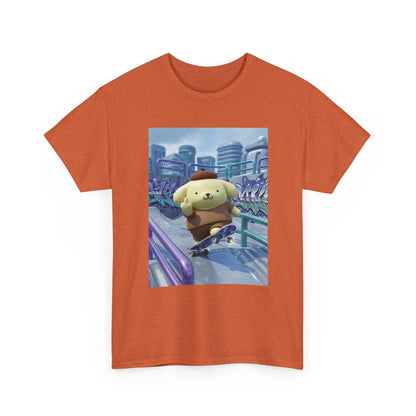Pompompurin Flipping Off On Skateboard
