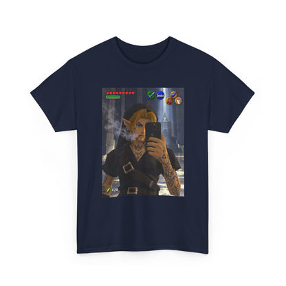 Edgy Link Smoking Selfie Tee