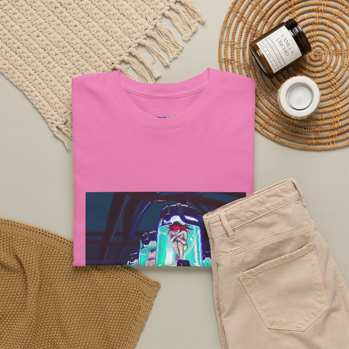 Cyanogenic Text Graphic Tee