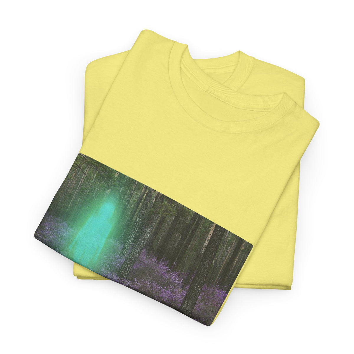 Visitor Exploring Neon Alley Tee